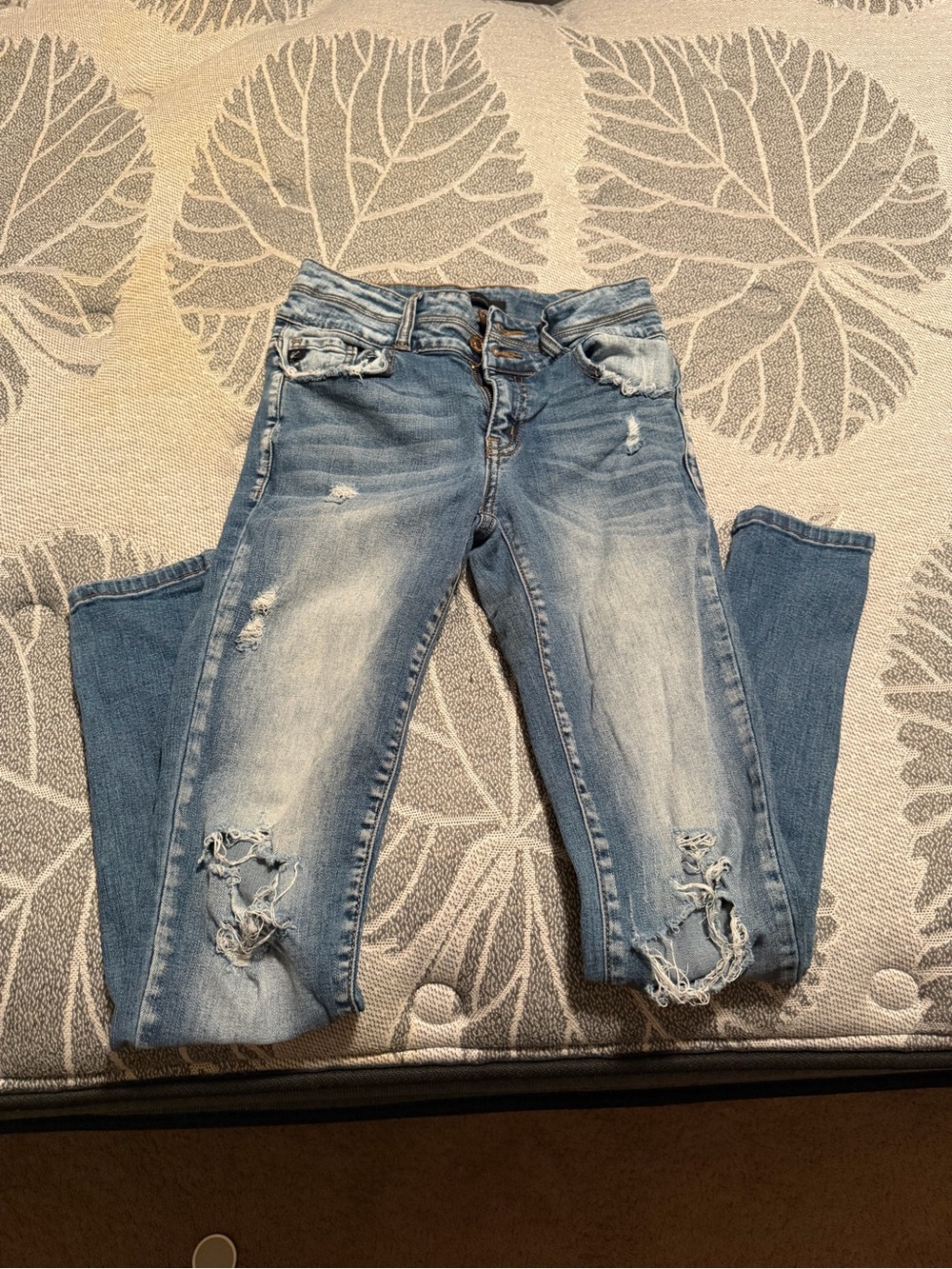 KanCan Light Blue Distressed Skinny Jeans